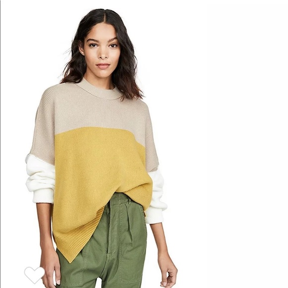 Free People Easy Street Color Block Tunic Sweater - Picture 8 of 8